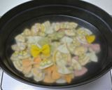 パドンニの蝶ちょパスタのクリームソース！作り方3写真