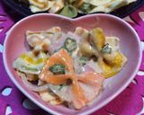 パドンニの蝶ちょパスタのクリームソース！作り方8写真