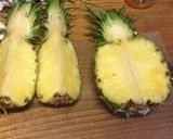 パイナップルの飾り切り作り方1写真