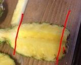 パイナップルの飾り切り作り方4写真