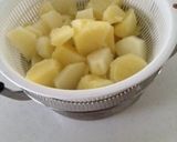 チーズがとろり♥︎もちもち芋もち作り方2写真
