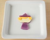 キャラ弁♪ハロウィン紫芋で魔女ちゃん作り方5写真