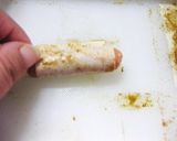 ワンタンの皮deくるっとカレーウインナー作り方8写真