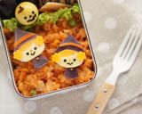 キャラ弁♪ハロウィン紫芋で魔女ちゃん作り方10写真