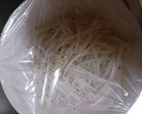 節約おつまみ♪焼きそば味のモヤシ♪作り方1写真