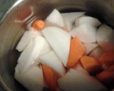ホッコリ(*^^*)大根☆里芋の煮物作り方2写真