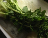 大根の葉とお揚げの炒め煮作り方1写真