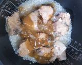 簡単☆鮭缶の味噌バター炊き込みご飯作り方3写真