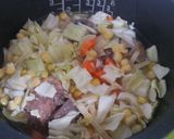 簡単☆鮭缶の味噌バター炊き込みご飯作り方4写真
