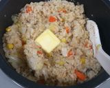 簡単☆鮭缶の味噌バター炊き込みご飯作り方6写真