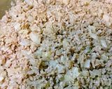 合挽肉のクミン炒めと生野菜のサラダ作り方6写真