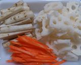 ミツカンごまだれ×QPマヨ　根菜サラダ作り方1写真