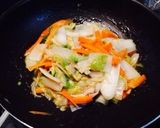 秋野菜の甘酢餡掛け作り方1写真