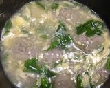 たっぷりセロリのさんまのつみれ汁♪作り方7写真