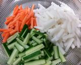 野菜がいっぱい食べられる♪甘酢漬け作り方1写真