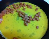 ふわふわ卵と甘辛玉ねぎの韓国スパムマヨ丼作り方3写真