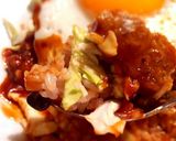 レトルトハンバーグのロコモコ丼♡作り方9写真