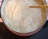 激旨!水炊きの残りスープの鶏そうめん作り方3写真