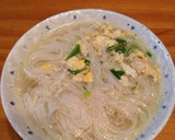 激旨！水炊きの残りスープの鶏そうめん作り方13写真