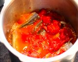 骨までやわらか〜！サンマのトマト煮作り方5写真