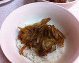 ふわふわ卵と甘辛玉ねぎの韓国スパムマヨ丼作り方7写真