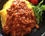 いつもの*ミートソース丼作り方2写真
