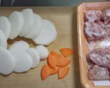 鶏と大根の炊いたん！作り方1写真