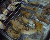 カリカリ豚トロとねぎ塩。~グリル焼き作り方3写真