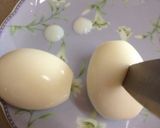 ☆お弁当に!ゆで卵アレンジ〜飾り切り☆作り方1写真
