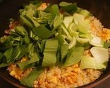 チンゲン菜の中華チャーハン作り方3写真