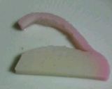 キャラ弁おかず☆うさぎさんかまぼこ作り方2写真