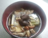 いろいろキノコの田舎汁作り方14写真