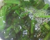 ほうれん草とツナのゴマドレ合え作り方1写真