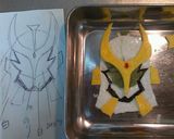 キャラ弁～仮面ライダー斬月～作り方4写真