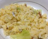 簡単♪レタスとじゃこの梅風味チャーハン作り方3写真
