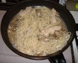 チキンときのこの和風スパゲッティー作り方5写真