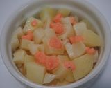 ココットカマン#和風な明太ポテト蓮根作り方8写真