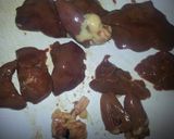 母の味　鶏レバーの味噌煮作り方1写真
