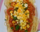 簡単ミートソースパスタ作り方6写真