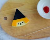 三角チーズの魔女（ハロウィンキャラ弁に）作り方10写真