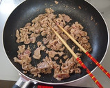 簡単！豚肉とエリンギの梅風味生姜焼き作り方3写真