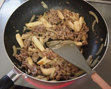 簡単！豚肉とエリンギの梅風味生姜焼き作り方5写真