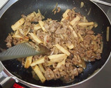 簡単！豚肉とエリンギの梅風味生姜焼き作り方6写真