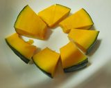 かぼちゃ＆きのこの秋色グラタン　どすぇ作り方1写真