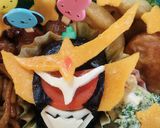 仮面ライダーガイム☆キャラ弁作り方5写真