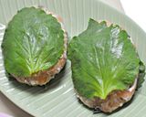 鮭とえのき生姜の簡単ヘルシー蒸しバーグ作り方4写真