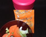 簡単☆スープジャーで白菜と人参のスープ作り方1写真