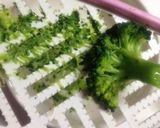 離乳食 初期 ブロッコリーのすりおろし♡作り方2写真