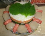 誕生日お寿司ケーキ作り方12写真