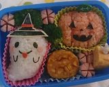 ハロウィン　キャラ弁当作り方6写真